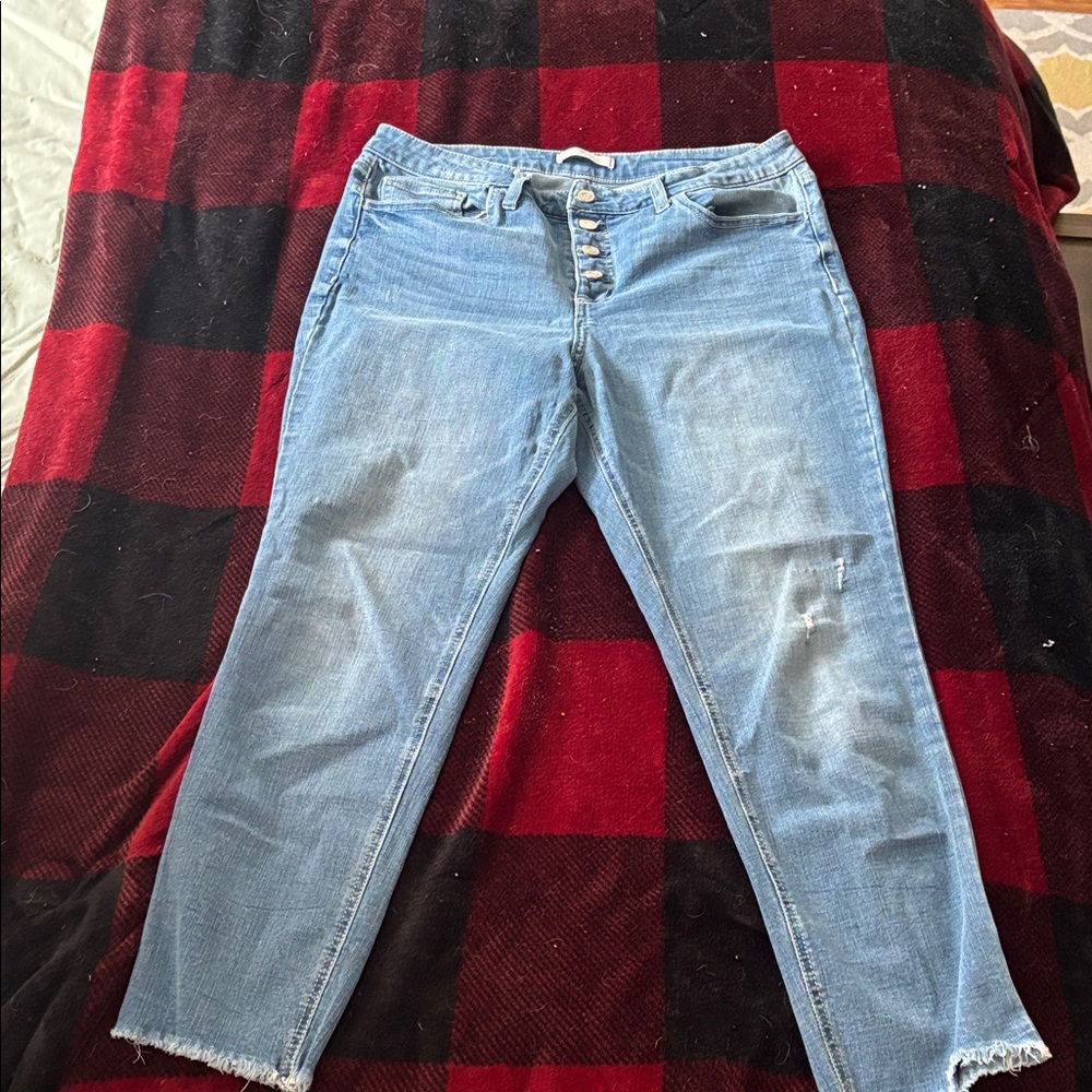 Lauren Conrad Size 16 Skinny Capris